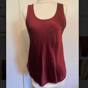 NWT Vince scoop neck silk tank  sz XS